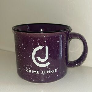 Purple Crime Junkie Mug